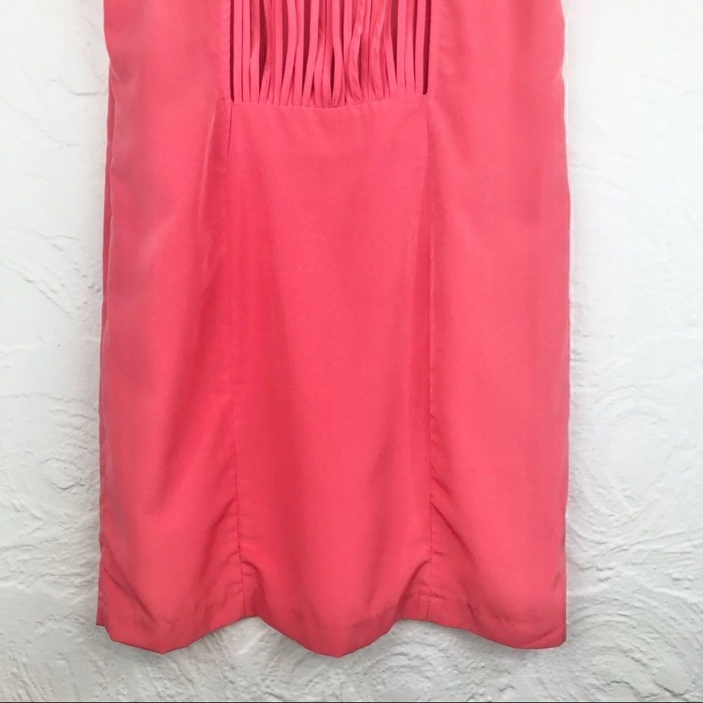 Zara Basic Pink String Back Sleeveless Shift Dress - Picture 6 of 10